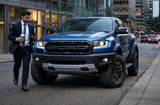 Ford Ranger ute used for business