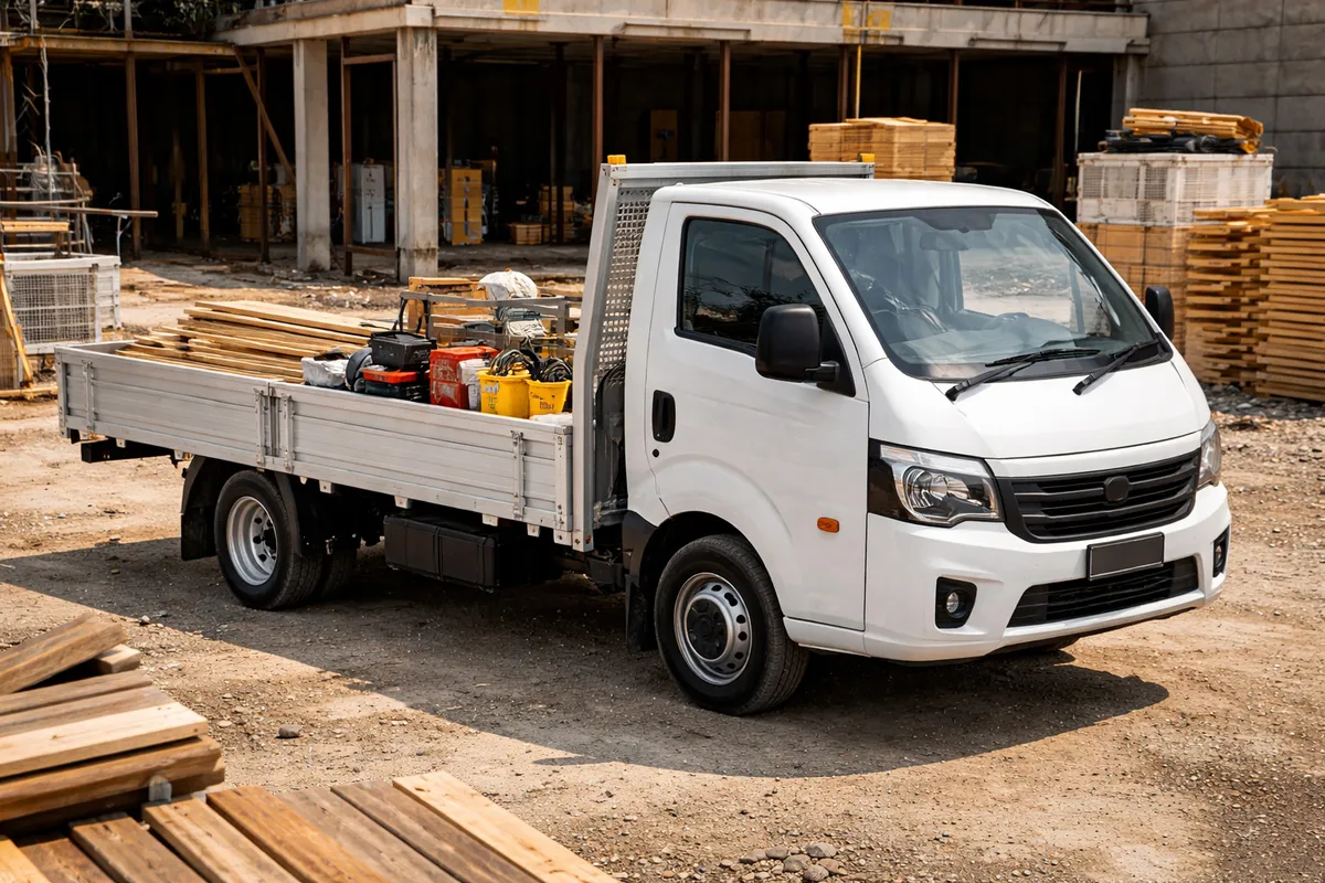 Isuzu rigid truck used for business deliveries